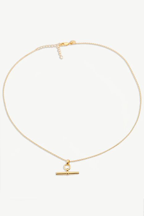 18ct Heritage T-Bar Necklace