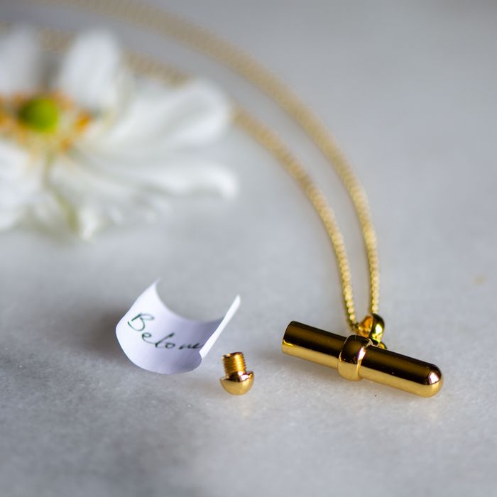 T- Bar Message Pendant