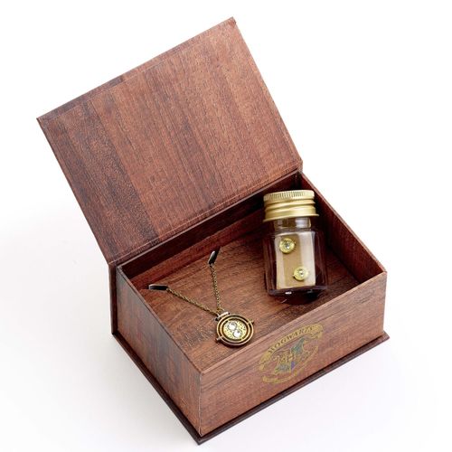 Harry Potter Hermione Potions Gift Set with Time Turner Necklace and Stud Earrings