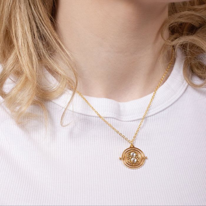Harry Potter Hermione Potions Gift Set with Time Turner Necklace and Stud Earrings