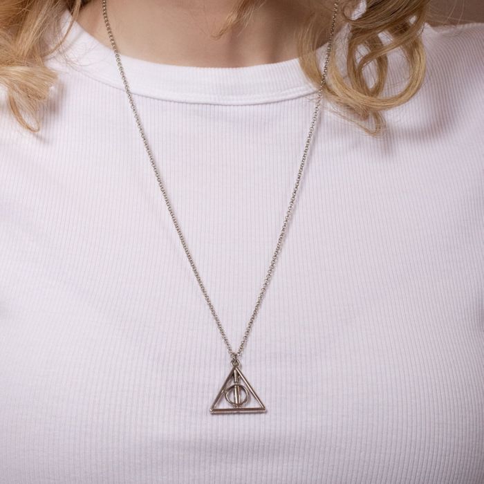 Harry Potter Deathly Hallows Gift Set with Spinning Deathly Hallows Necklace