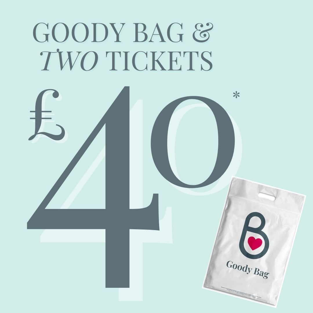 Goody bag & two tickets - the baby show ExCel london 2024