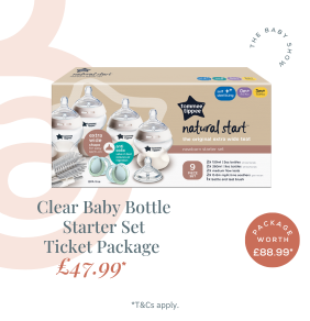 Clear Bottle Set Tommee Tippee Ticket Package