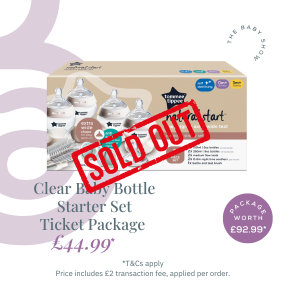 Clear Bottle Set Tommee Tippee Ticket Package