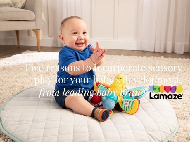 Five reasons to incorporate sensory play for your baby's development, from leading baby brand Lamaze