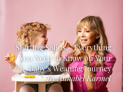 Starting Solids – Everything You Need to Know on Your Baby’s Weaning Journey