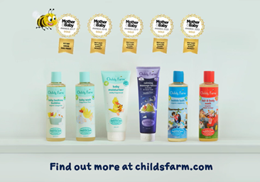 Award-winning sensitive skincare by Childs Farm