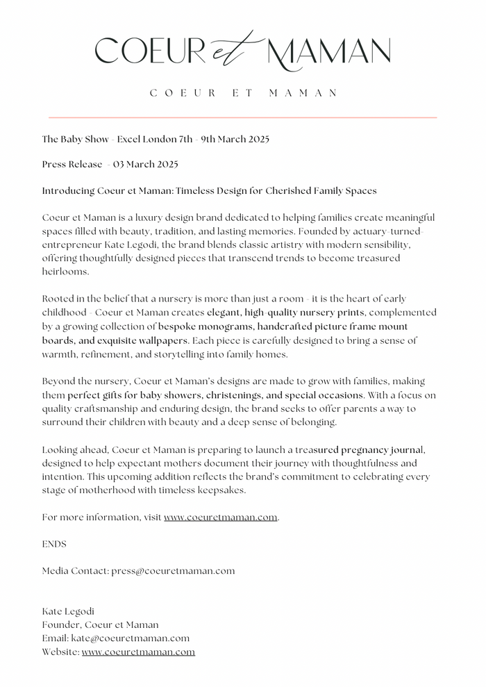 Press Release