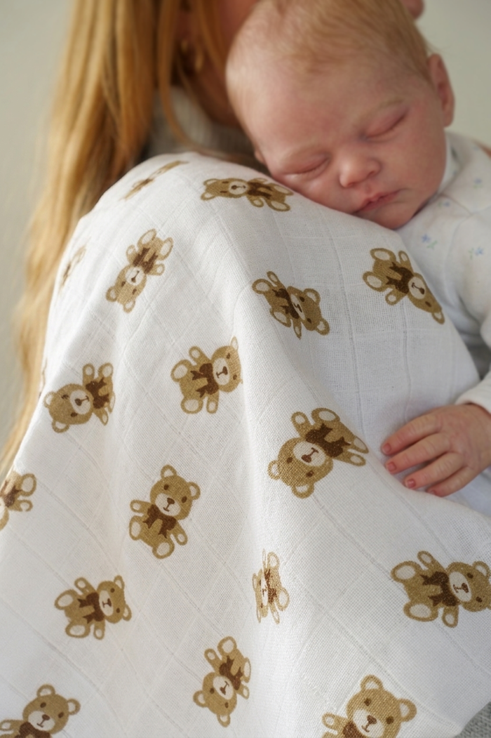 MuslinZ NEW Teddy Bear Print Essentials