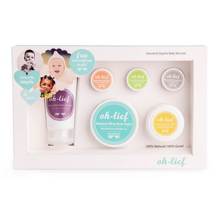 Oh-Lief Natural Baby Gift Box - consists of 6 products