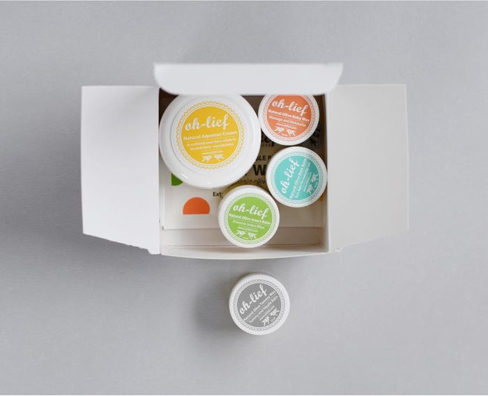 Oh-Lief Mini Trial Set - consists of 6 mini products