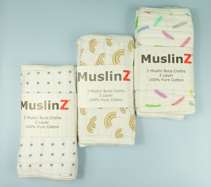 Burp Cloths by MuslinZ