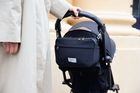 Frida eco stroller organiser in black £69