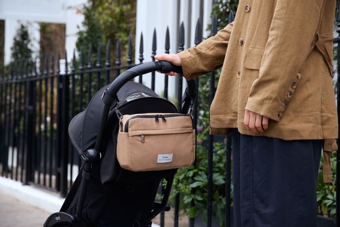 Frida eco stroller organiser in camel £69