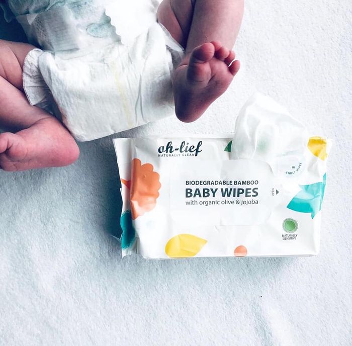 Oh-Lief Biodegradable Bamboo Baby Wipes Value Pack 192's