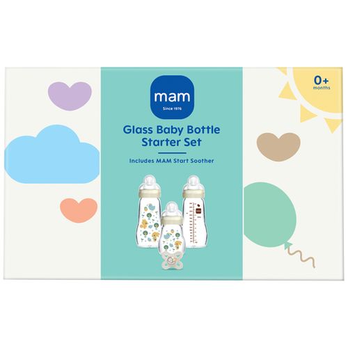 MAM Feel Good - Glass Baby Bottle Set - 33% OFF - £30