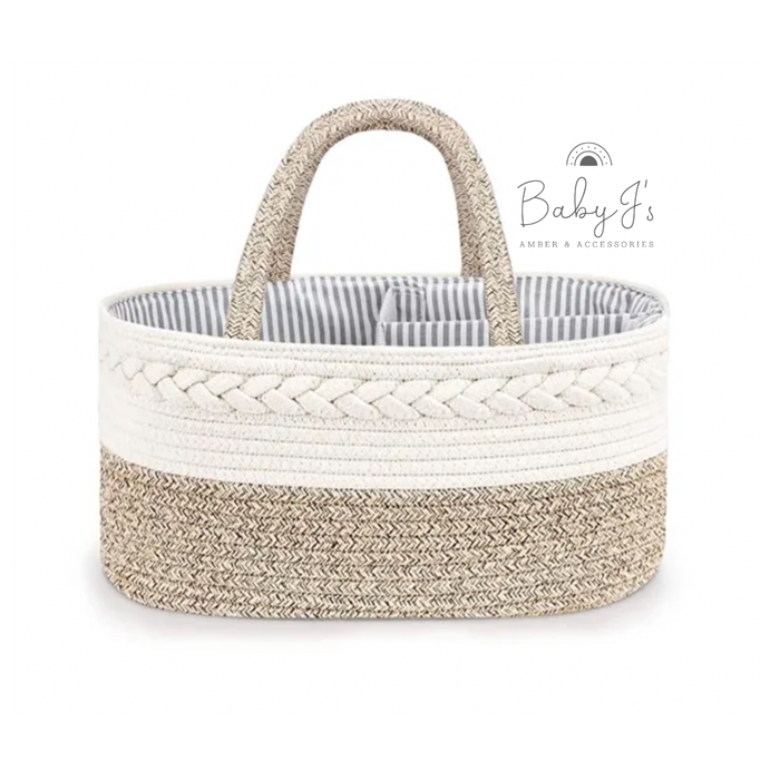 Luxury Baby Nappy Changing Basket