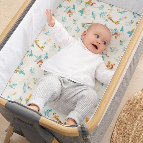 Bedside Crib Fitted Sheets - Run Wild