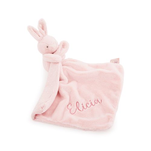 Personalised Pink Bunny Comforter