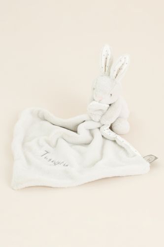 Personalised Light Grey Bunny Comforter