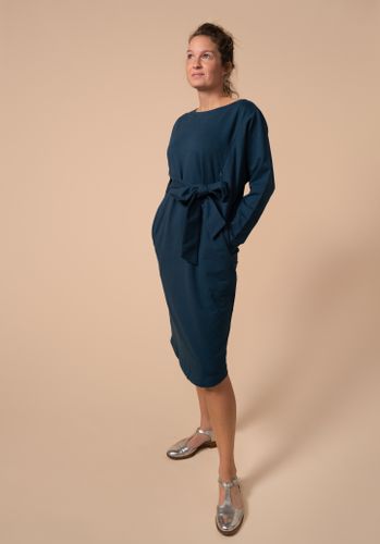 Drape Tie Nursing Dress