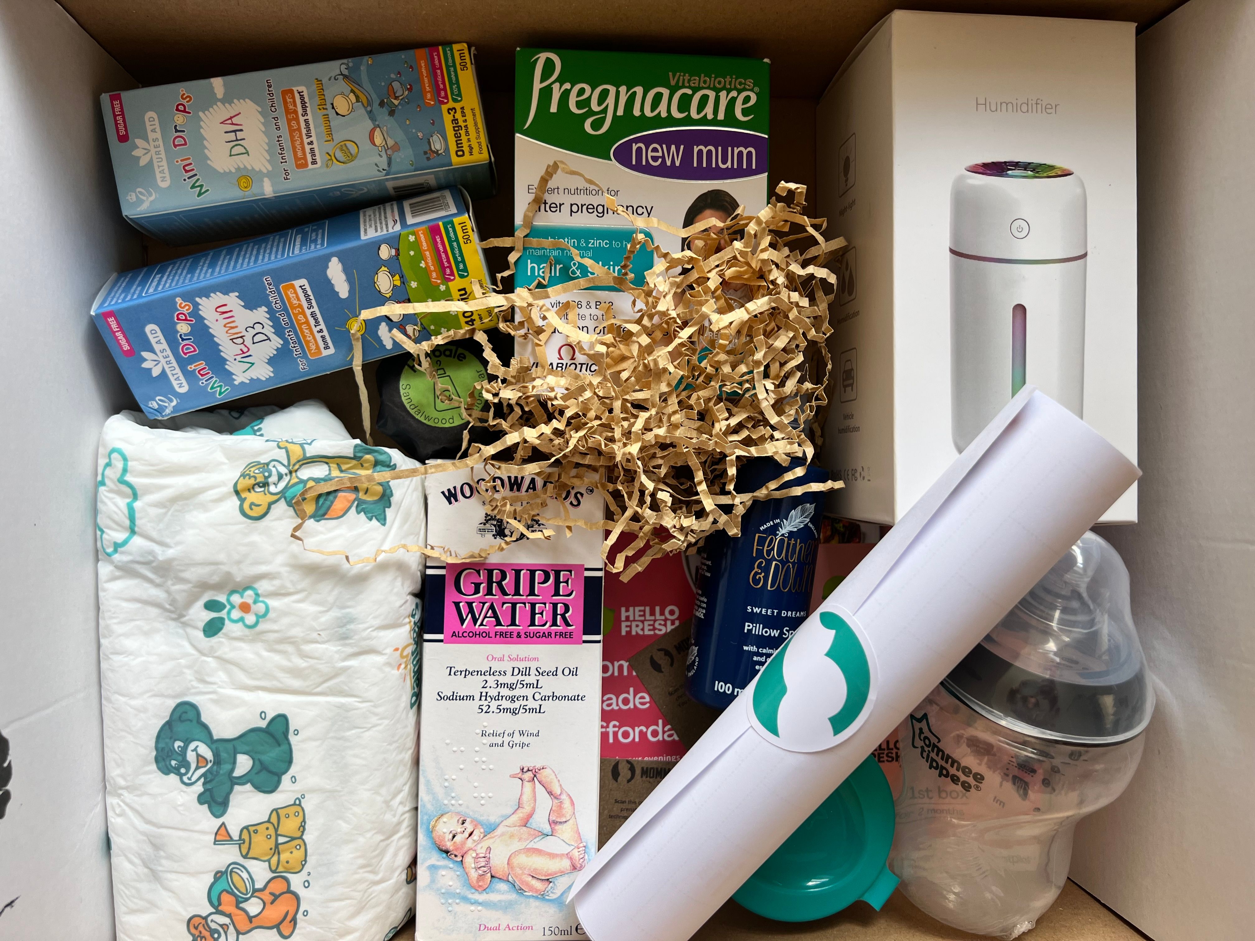 Bump and beyond pampering box