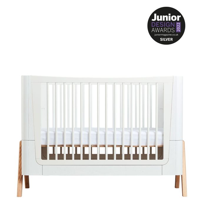 Gaia Baby | Hera Cot Bed - Scandi White | Natural