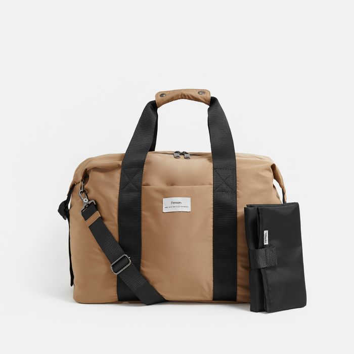 Ida eco holdall changing bag camel £160