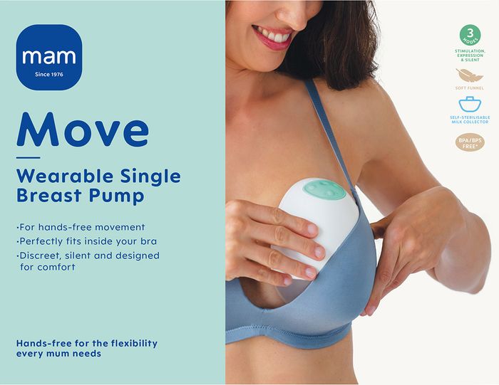 MAM Move Wearable Single Breast Pump - 33% OFF - £133