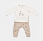 2 Pcs Set 100% Organic Cotton Giraffe Collection