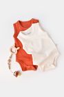 2 Pcs Sleeveless Body 100% Organic Cotton Waffle Collection