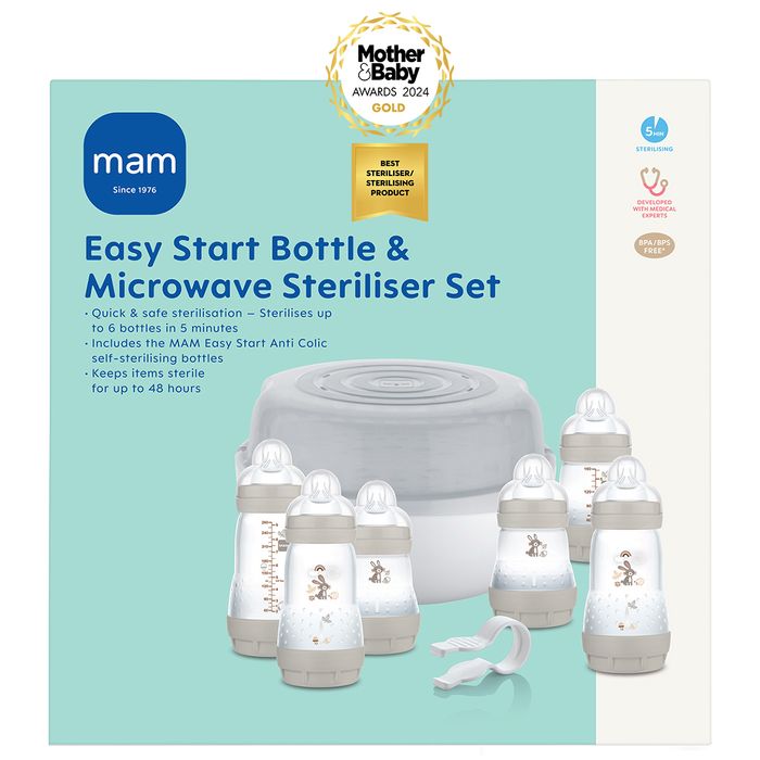 MAM Easy Start Bottle & Microwave Steriliser Set - 22%OFF -  £61