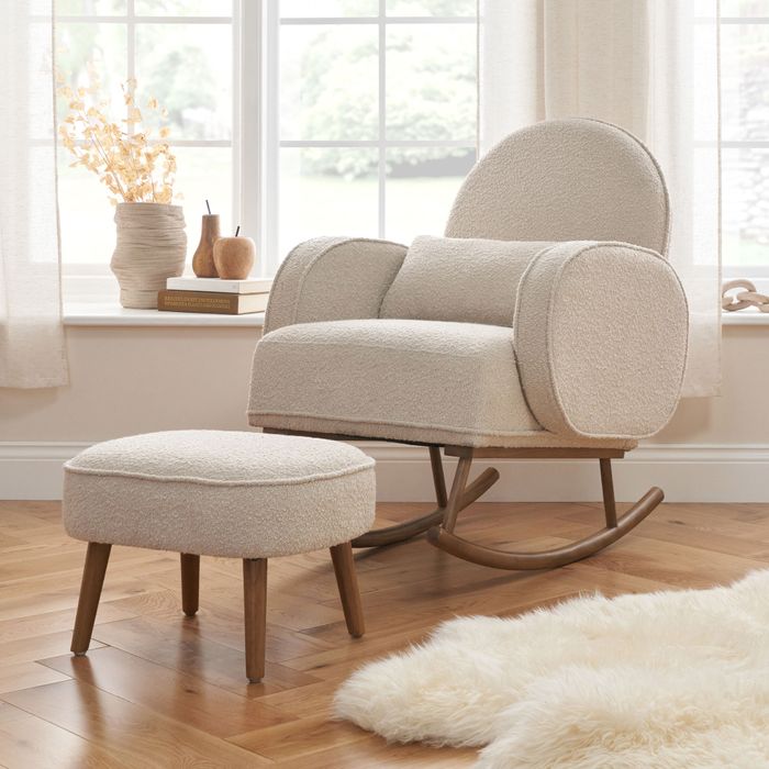 Micah Rocking Chair & Footstool