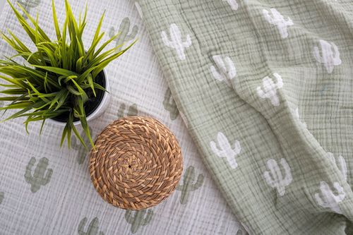 Jaquard Muslin Blanket