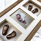 Babyprints Photo Frame with casts