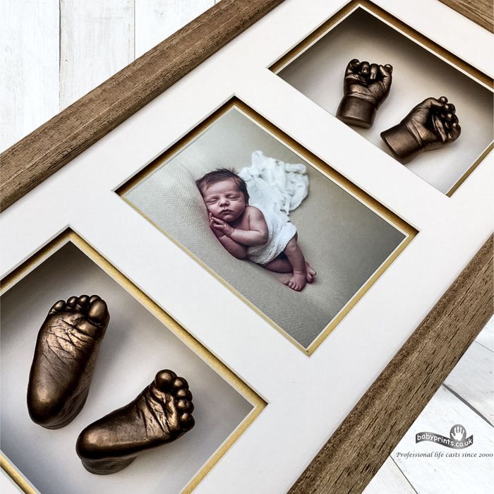 Babyprints Photo Frame with casts