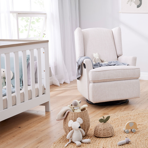 Chelsea Recliner and Glider in Coastal Sand
