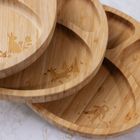 Bamboo Suction Divider Plate