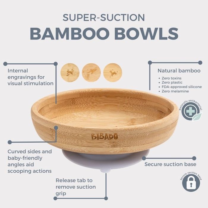 Bamboo Suction Bowl