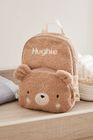 Personalised Fluffy Bear Character Mini Backpack