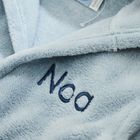 Personalised Fleece Blue Robe With Ears