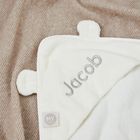 Personalised Small Ivory Hooded Towel