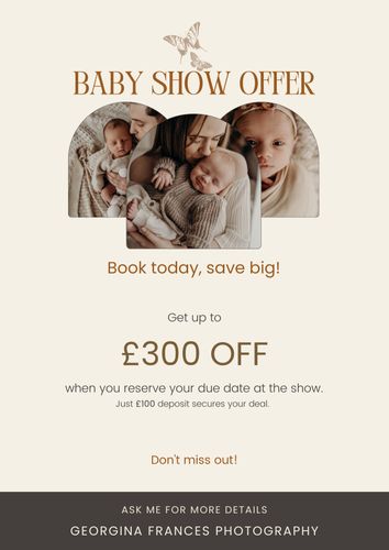 Baby Show Offer - Save up to '300!