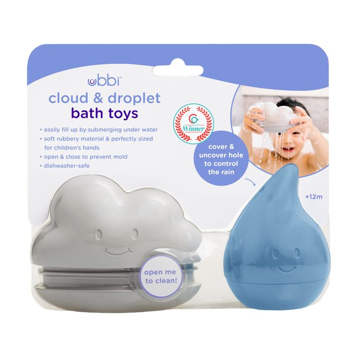 Cloud and Droplet Bath Toys