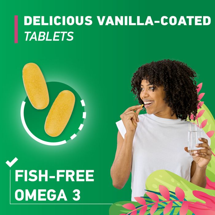 APOKRA Vegan Pregnancy Pre-Natal Omega 3 Multivitamin Tablets