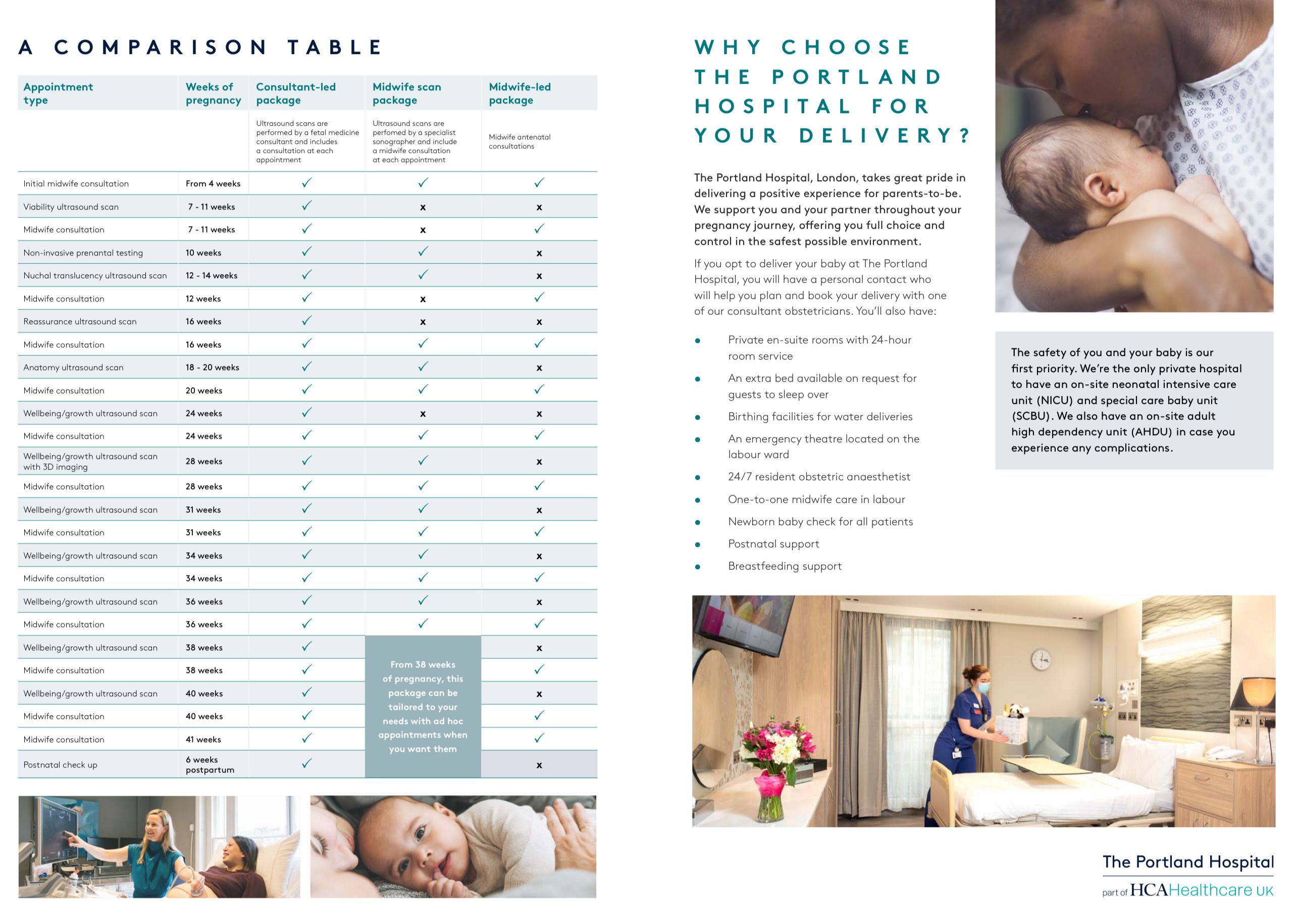 Private Maternity Care Brochure