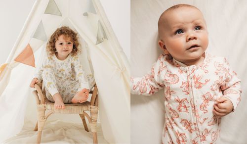 Fox and Lottie premium organic cotton and bamboo sleepwear for babies and toddlers