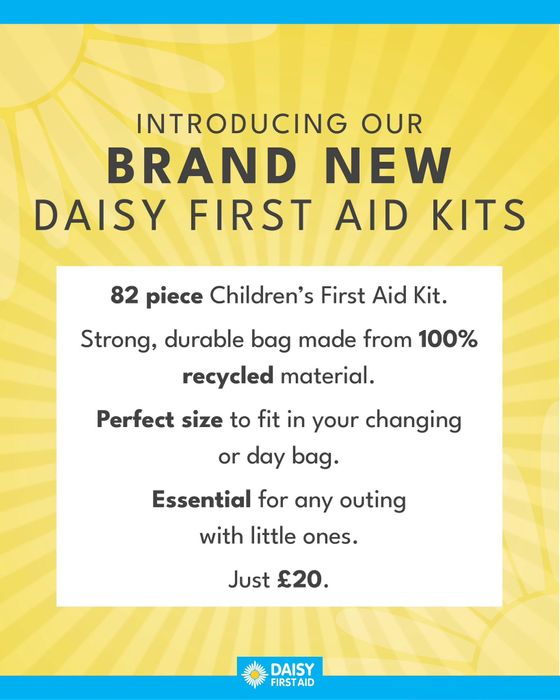 *NEW* Daisy First Aid Children’s First Aid Kit – 82 Piece