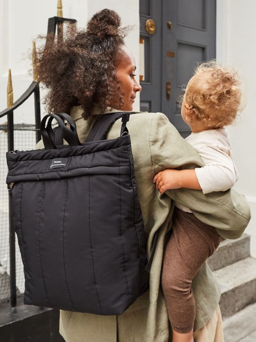 RAE Eco Changing Backpack in black £130