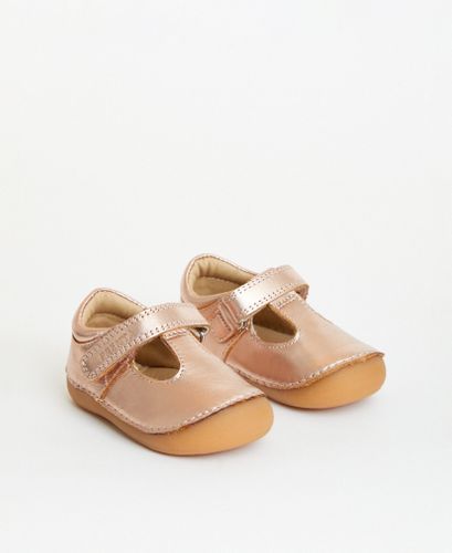 Atlas Rose Gold Metallic First Walker Shoe
